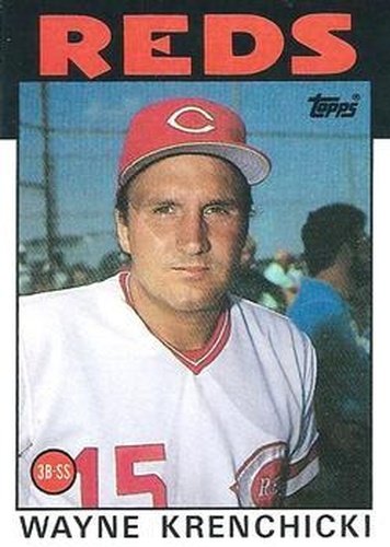 #777 Wayne Krenchicki - Cincinnati Reds - 1986 Topps Baseball