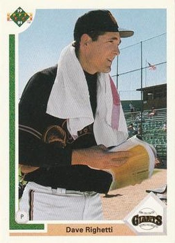 #778 Dave Righetti - San Francisco Giants - 1991 Upper Deck Baseball