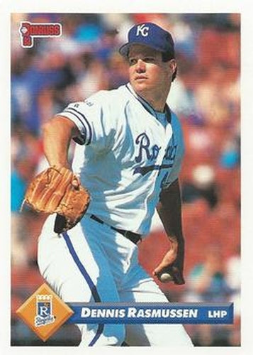 #778 Dennis Rasmussen - Kansas City Royals - 1993 Donruss Baseball