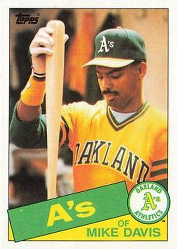 #778 Mike Davis - Oakland Athletics - 1985 Topps Baseball