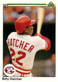 #778 Billy Hatcher - Cincinnati Reds - 1990 Upper Deck Baseball