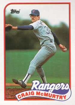 #779 Craig McMurtry - Texas Rangers - 1989 Topps Baseball