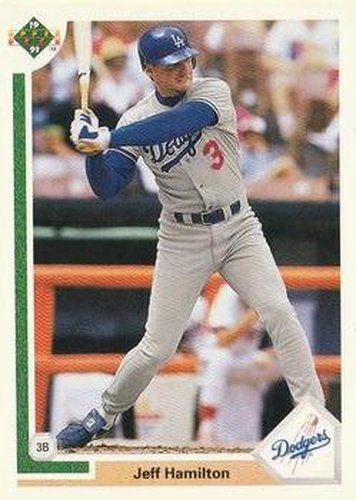 #779 Jeff Hamilton - Los Angeles Dodgers - 1991 Upper Deck Baseball