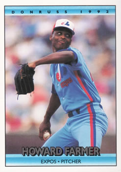 #779 Howard Farmer - Montreal Expos - 1992 Donruss Baseball