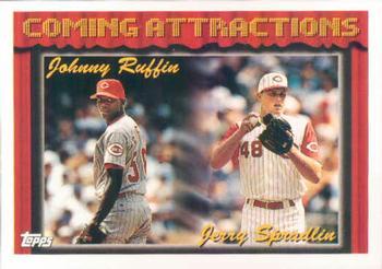 #779 Johnny Ruffin / Jerry Spradlin - Cincinnati Reds - 1994 Topps Baseball
