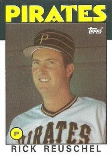 #779 Rick Reuschel - Pittsburgh Pirates - 1986 Topps Baseball