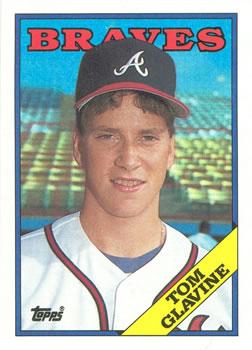 #779 Tom Glavine - Atlanta Braves - 1988 Topps Baseball