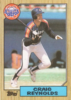 #779 Craig Reynolds - Houston Astros - 1987 Topps Baseball
