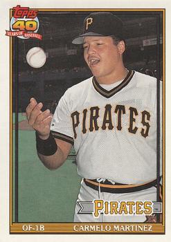 #779 Carmelo Martinez - Pittsburgh Pirates - 1991 O-Pee-Chee Baseball