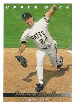 #779 Dennis Moeller - Pittsburgh Pirates - 1993 Upper Deck Baseball