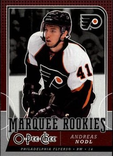 #779 Andreas Nodl - Philadelphia Flyers - 2008-09 O-Pee-Chee Hockey
