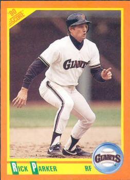 #77T Rick Parker - San Francisco Giants - 1990 Score Rookie & Traded Baseball