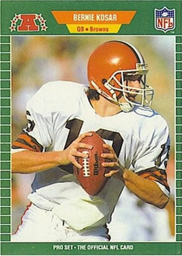 #77 Bernie Kosar - Cleveland Browns - 1989 Pro Set Football