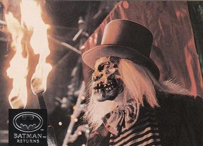 #77 Portrait of the villainous Red Triangle Circu - 1992 Stadium Club Batman Returns
