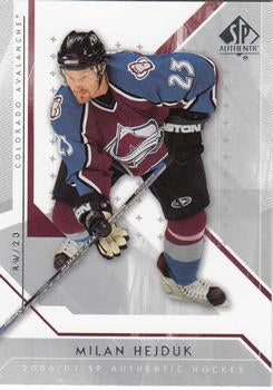 #77 Milan Hejduk - Colorado Avalanche - 2006-07 SP Authentic Hockey