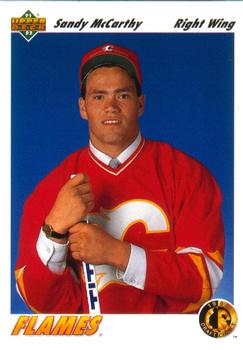#77 Sandy McCarthy - Calgary Flames - 1991-92 Upper Deck Hockey