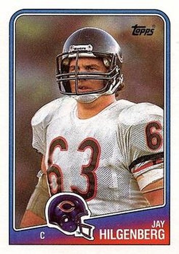 #77 Jay Hilgenberg - Chicago Bears - 1988 Topps Football