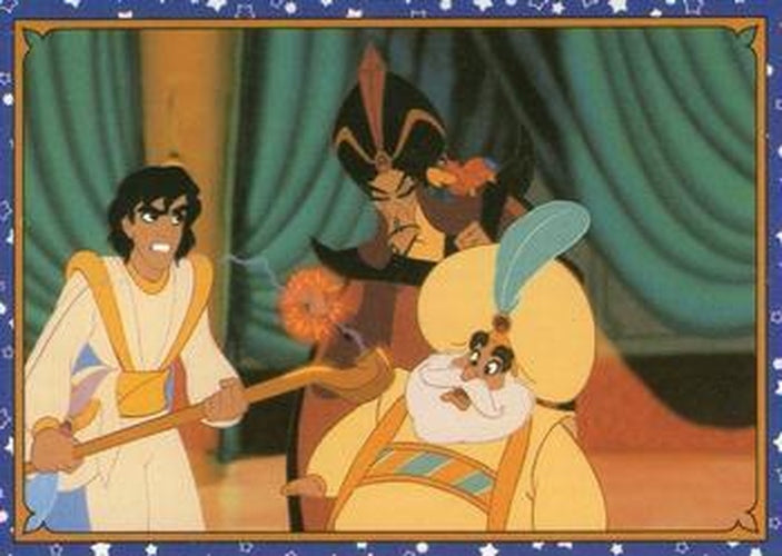#77 A Sorcerer Exposed - 1993 Panini Aladdin