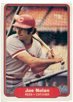 #77 Joe Nolan - Cincinnati Reds - 1982 Fleer Baseball