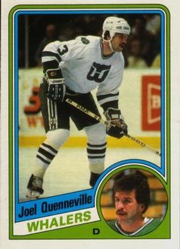 #77 Joel Quenneville - Hartford Whalers - 1984-85 O-Pee-Chee Hockey