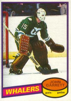 #77 John Garrett - Hartford Whalers - 1980-81 O-Pee-Chee Hockey