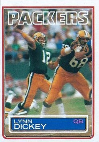 #77 Lynn Dickey - Green Bay Packers - 1983 Topps Football