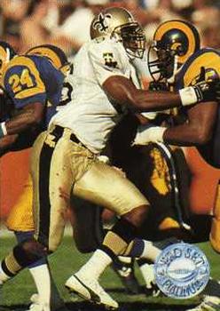#77 Pat Swilling - New Orleans Saints - 1991 Pro Set Platinum Football