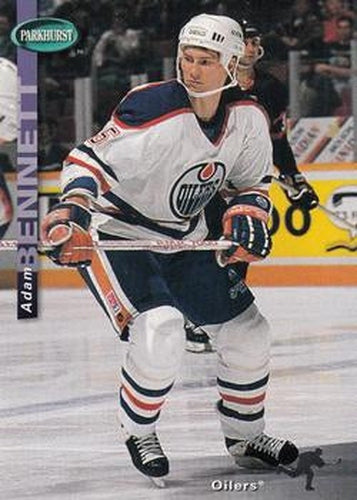 #77 Adam Bennett - Edmonton Oilers - 1994-95 Parkhurst Hockey