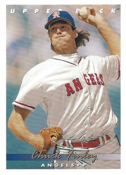 #77 Chuck Finley - California Angels - 1993 Upper Deck Baseball