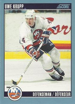 #77 Uwe Krupp - New York Islanders - 1992-93 Score Canadian Hockey