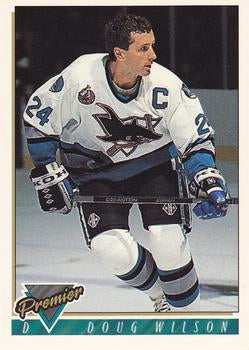 #77 Doug Wilson - San Jose Sharks - 1993-94 Topps Premier Hockey
