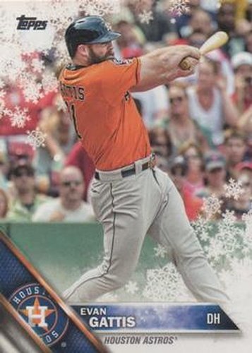 #HMW77 Evan Gattis - Houston Astros - 2016 Topps Holiday Baseball