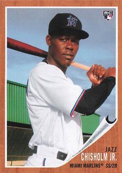 #77 Jazz Chisholm Jr. - Miami Marlins - 2021 Topps Archives Baseball