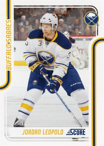 #77 Jordan Leopold - Buffalo Sabres - 2011-12 Score Hockey