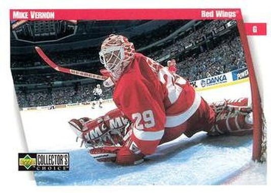 #77 Mike Vernon - Detroit Red Wings - 1997-98 Collector's Choice Hockey