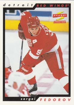 #77 Sergei Fedorov - Detroit Red Wings - 1996-97 Score Hockey