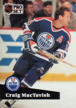 #77 Craig MacTavish - 1991-92 Pro Set Hockey