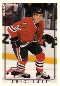 #77 Eric Daze - Chicago Blackhawks - 1996-97 Topps NHL Picks Hockey