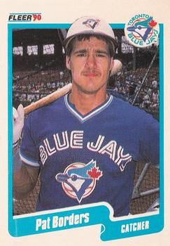 #77 Pat Borders - Toronto Blue Jays - 1990 Fleer USA Baseball