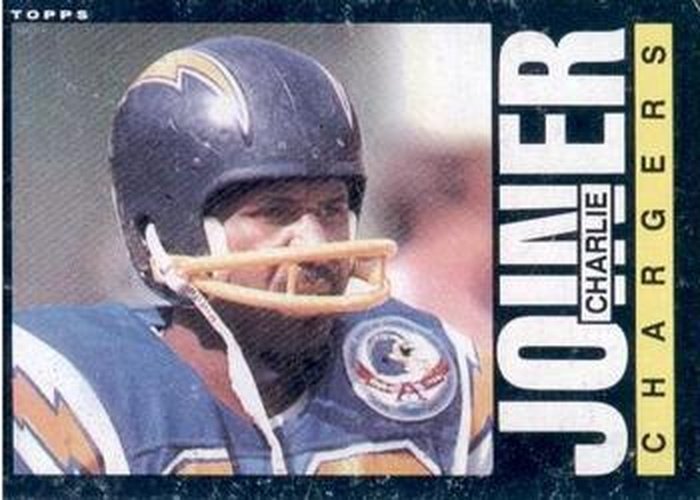 #377 Charlie Joiner - San Diego Chargers - 1985 Topps Football