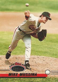 #77 Mike Mussina - Baltimore Orioles - 1993 Stadium Club Baseball