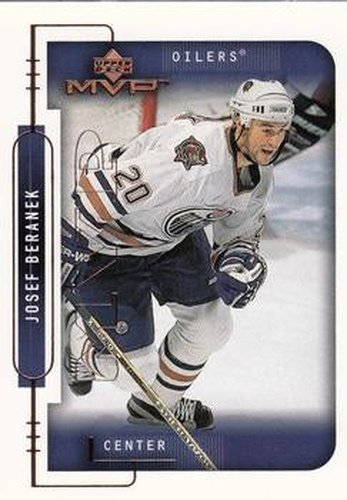 #77 Josef Beranek - Edmonton Oilers - 1999-00 Upper Deck MVP Hockey
