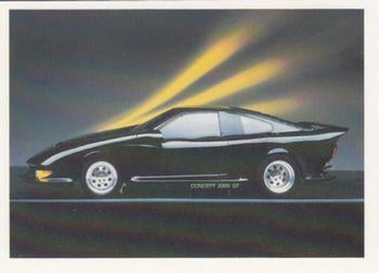 #77 Concept 2000 GT 1987 - 1991 Panini Dream Cars