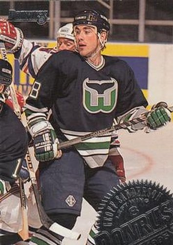 #77 Geoff Sanderson - Hartford Whalers - 1994-95 Donruss Hockey