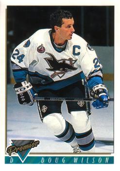 #77 Doug Wilson - San Jose Sharks - 1993-94 O-Pee-Chee Premier Hockey