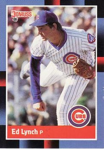 #77 Ed Lynch - Chicago Cubs - 1988 Donruss Baseball