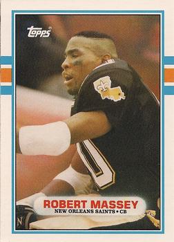 #77T Robert Massey - New Orleans Saints - 1989 Topps Traded Football