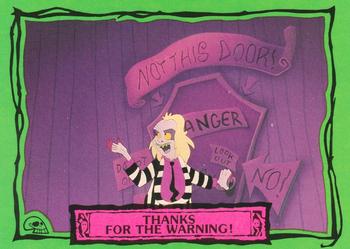 #77 Thanks for the Warning! - 1990 Dart Beetlejuice