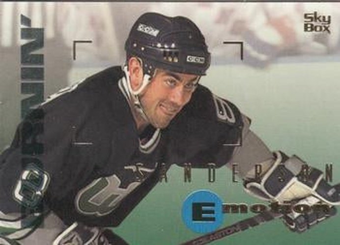 #77 Geoff Sanderson - Hartford Whalers - 1995-96 SkyBox E-Motion Hockey