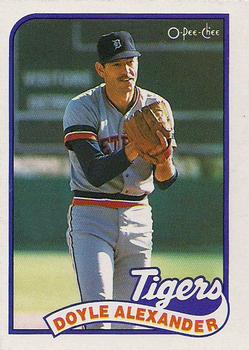 #77 Doyle Alexander - Detroit Tigers - 1989 O-Pee-Chee Baseball